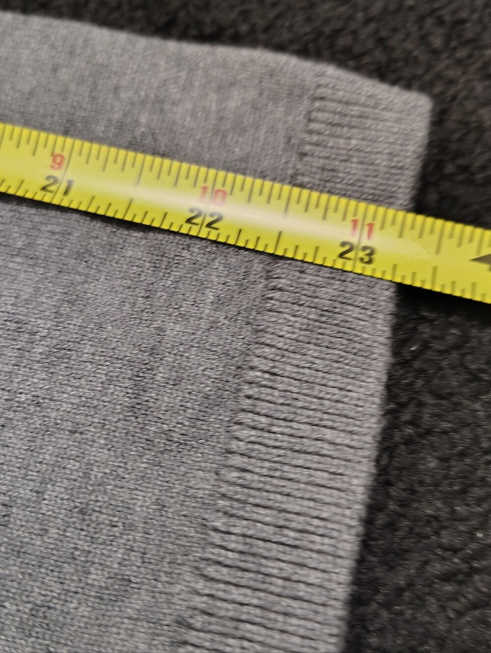 Nautica Jeans Gray Sparkle Snowflake Long Sleeve V Neck Sweater Women's Medium - Picture 9 of 10